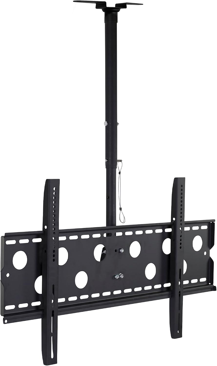 Mount-It! Ceiling TV Mount for 42–90 Inch TVs – Full Motion Swivel, Tilt & Height Adjustable TV Bracket, 220 lb Capacity, VESA 800x400, Sloped Ceilings, Corners – Home & Commercial Use