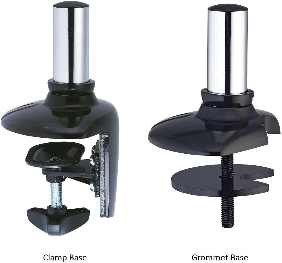 Expandable Desk Mount Spring Arm Grommet Base Compatible with Apple