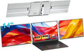 VSDISPLAY 14'' Triple Laptop Screen Extender 1920x1200 IPS Portable Display Dual Monitor with Mini H/D USB-C Plug and Play for 13.3''-16'' Laptops