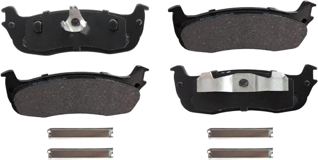 Detroit Axle - Rear Brake Kit for 99-03 F-150, 97-02 Ford Expedition Lincoln Navigator Blackwood, Disc Brake Rotors Ceramic Brakes Pads 1997 1998 1999 2000 2001 2002 2003 Replacement