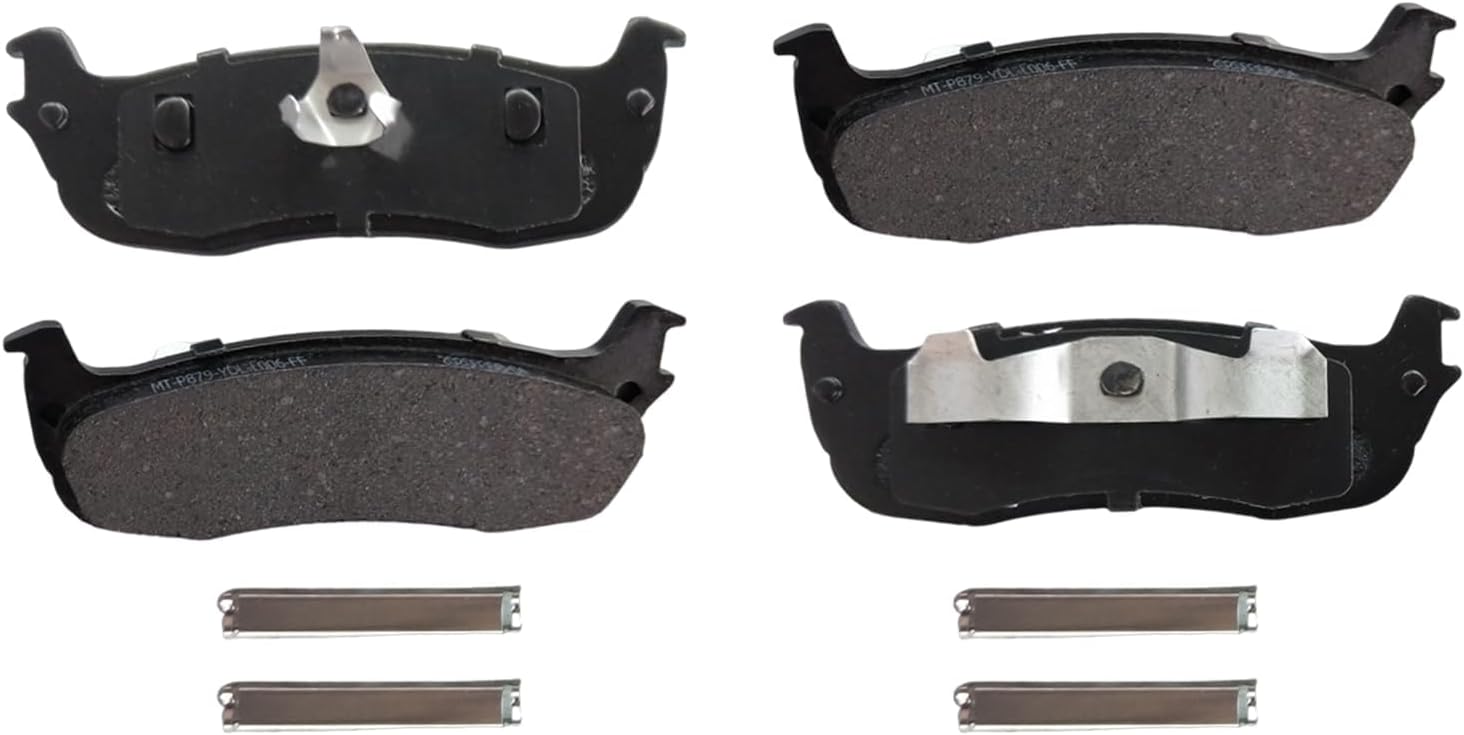 Detroit Axle - Rear Brake Kit for 99-03 F-150, 97-02 Ford Expedition Lincoln Navigator Blackwood, Disc Brake Rotors Ceramic Brakes Pads 1997 1998 1999 2000 2001 2002 2003 Replacement
