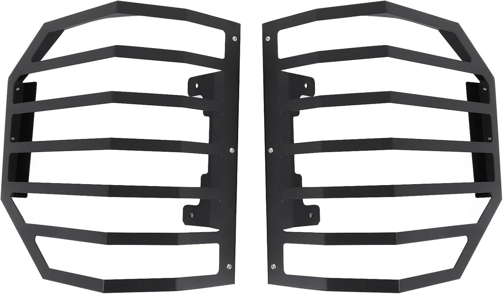Aunginsy Tail Light Lamp Guard Cover Compatible with Ford Maverick 2022-2025 Exterior Accessories, Car Back Taillight Grilles Guard Protective Net Frame Carbon Steel Rear Headlight Trim Cover, Black