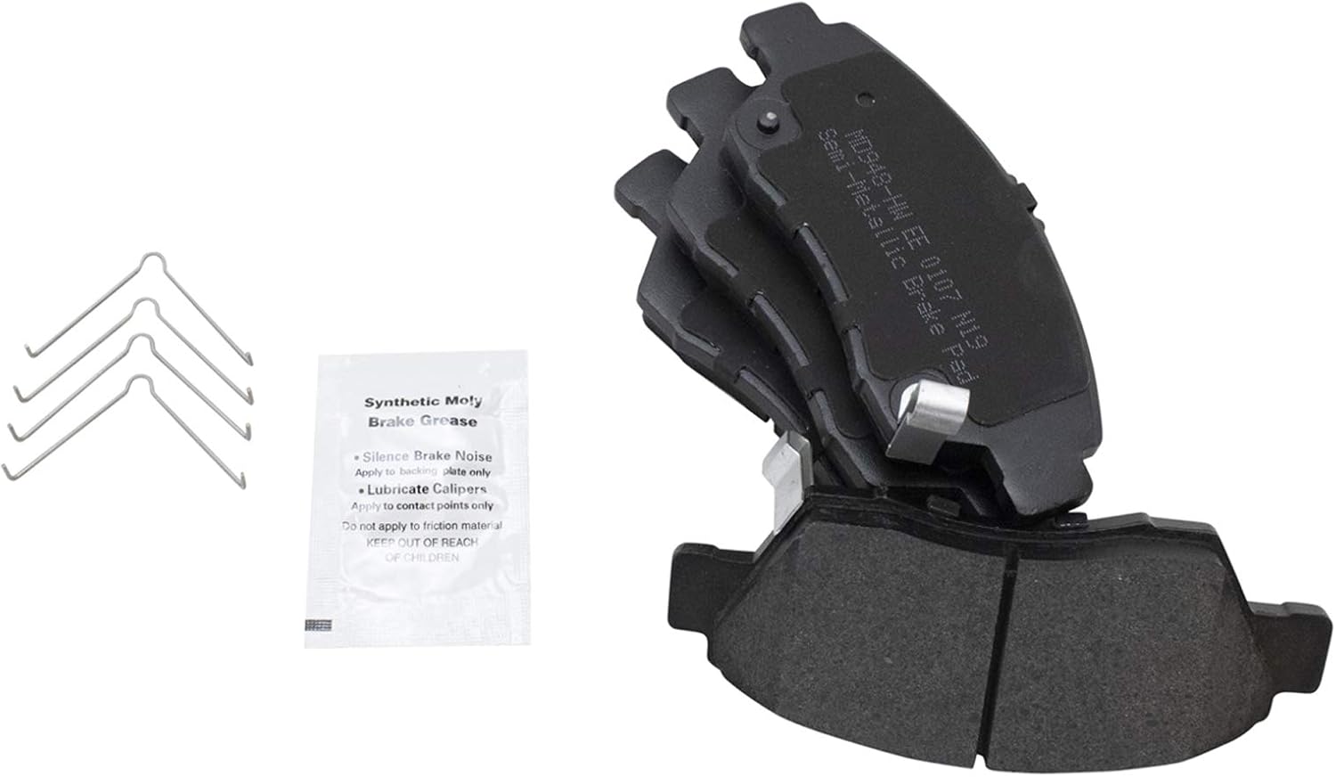 TRQ Front Performance Brake Pad & Rotor Kit, with Chemical Kit Semi-Metallic Compatible with 2002-2006 Acura RSX 2006-2011 Honda Civic 2011-2015 CR-Z