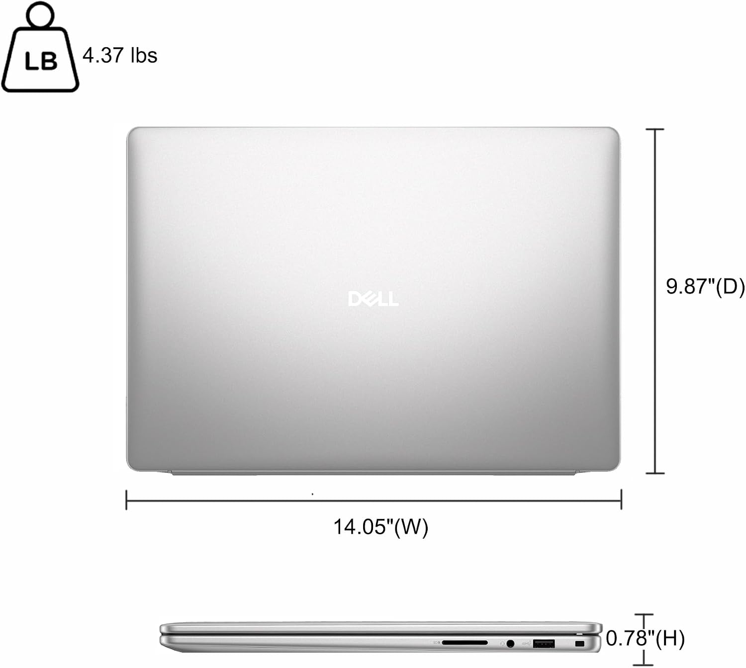 Dell 16 Laptop 16' WUXGA Comfortview Touchscreen Intel 10-core Core 7 150U 32GB DDR5 4TB SSD Backlit Fingerprint WiFi6E FHD Camera ExpressCharge for Creator Business Professional Win11Pro