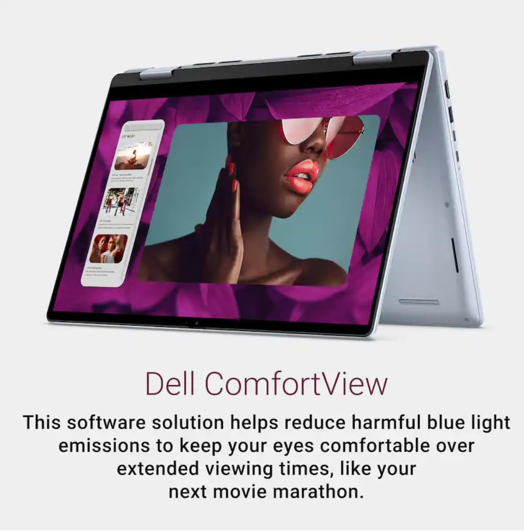 Dell Inspiron 14 2-in-1 Laptop, 14' WUXGA Comfortview Touchscreen, Copilot AI, AMD Ryzen 5 8640HS (>i7-1355U), Backlit, Win11 Pro, w/Stylus Pen (16GB RAM, 512GB SSD)