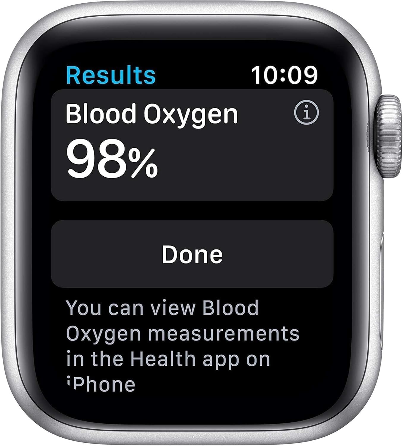 Apple Watch Series 6 (GPS + Cellular, 40mm) Titanium Case with Black Sport Band (Renewed)