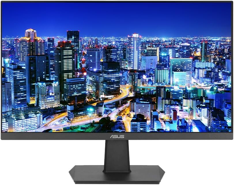 ASUS VA24EHF 24-inch 1920 x 1080 Full HD LED Backlit LCD Frameless Monitor, 2-Pack Bundle with HDMI, Adaptive-Sync, Eye Care, Low Blue Light, 100Hz 1ms Smooth Motion