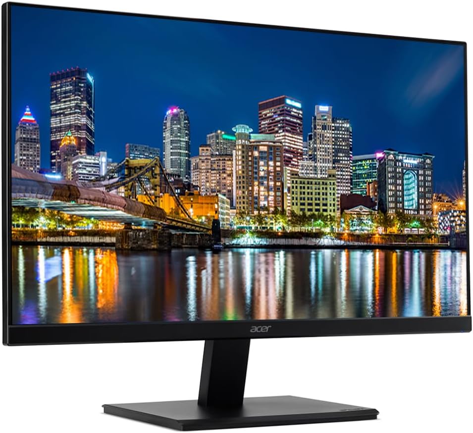 acer Vero V7 V277 E BIP 27 inch 1080P Full HD 100 Hz 4 ms Backlit Widescreen LCD Monitor, 2-Pack Bundle with Eye Care, VGA, HDMI, DisplayPort, Desk Mount Dual Monitor Stand