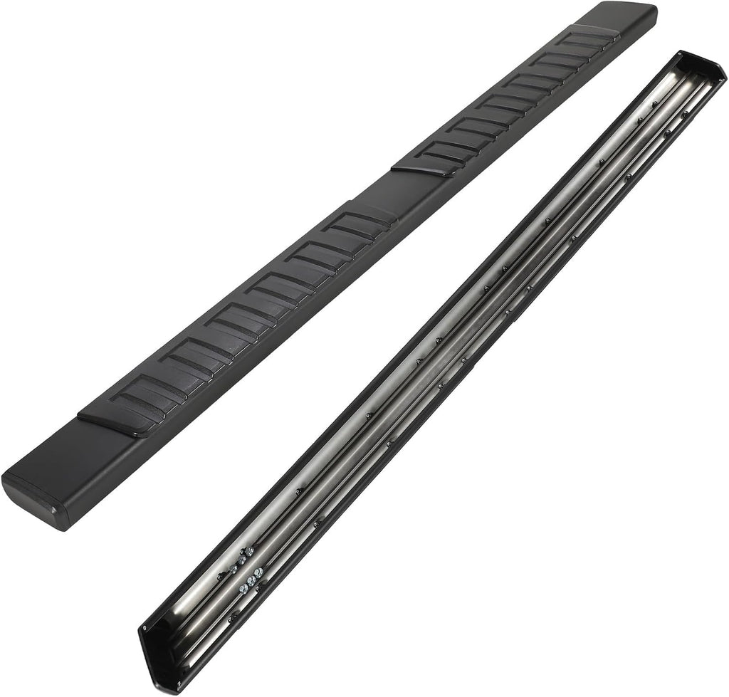 PZ 6' Running Boards Side Steps Compatible with 2019-2026 Chevy Silverado/GMC Sierra 1500 Crew Cab,2020-2026 Silverado/Sierra 2500/3500HD,500LBS No Drill Truck Running Boards Direct Fit Nerf Bar