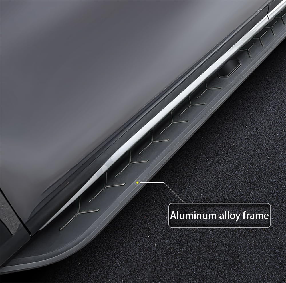 2pcs Aluminium Pedal Side Step for Honda Pilot 2016-2021 NerfBar Running Board Automotive Exterior Accessories (with Brackets)