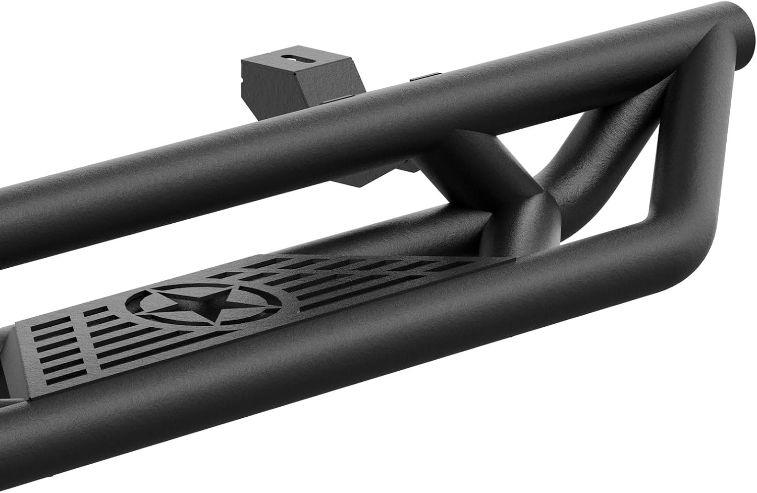 Running Boards Compatible with 2018-2026 Jeep Wrangler JL 2 Doors, Drop Side Steps, Heavy-Duty Steel Nerf Bar Step Plate Rock Sliders Rail