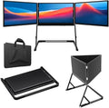 Upgraded 3rd Triple Aero 15.6 Pro Max 3 Screen Monitor， One Cable Play HDMI/USB-C Setup， for Windows/Mac/Chrome/for Remote Work, Traders, Programmers，Office (1 Set)
