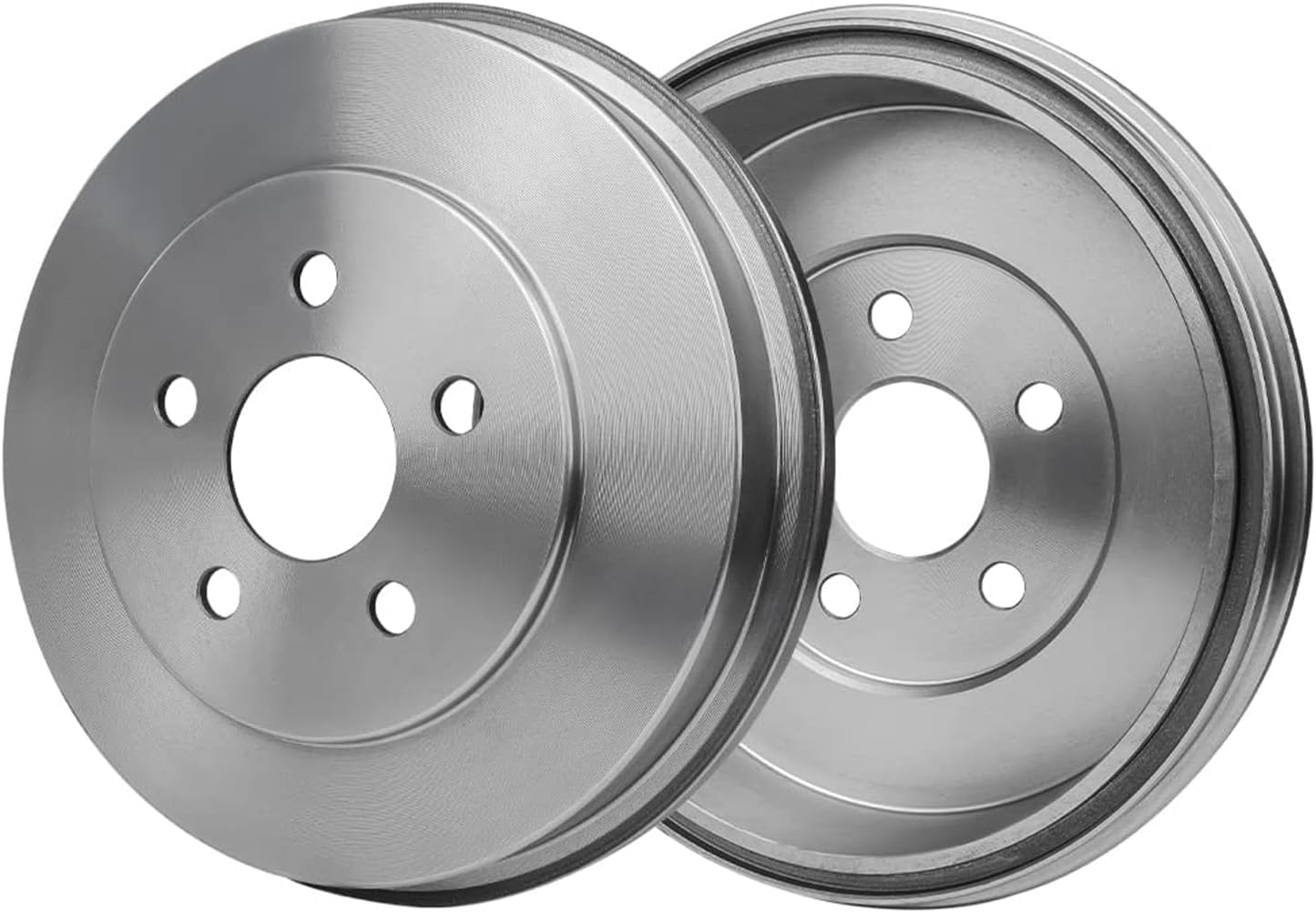 Detroit Axle - Front Drilled Slotted Brake Rotors + Rear Drums Replacement for 2003-2006 Chrysler Sebring (Sedan, Convertible) - 4pc Set