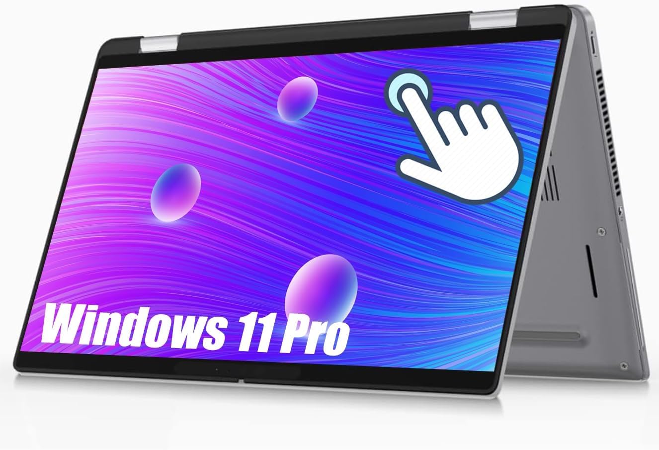 Dell Latitude 7430 2 in 1 Multi-Touch Laptop Computer, Core i5-1245U up to 4.4GHz, 16GB RAM, 512GB SSD, Thunderbolt 4, Backlit Keyboard, 14in FHD Touchscreen Notebook Windows 11 Pro (Renewed)