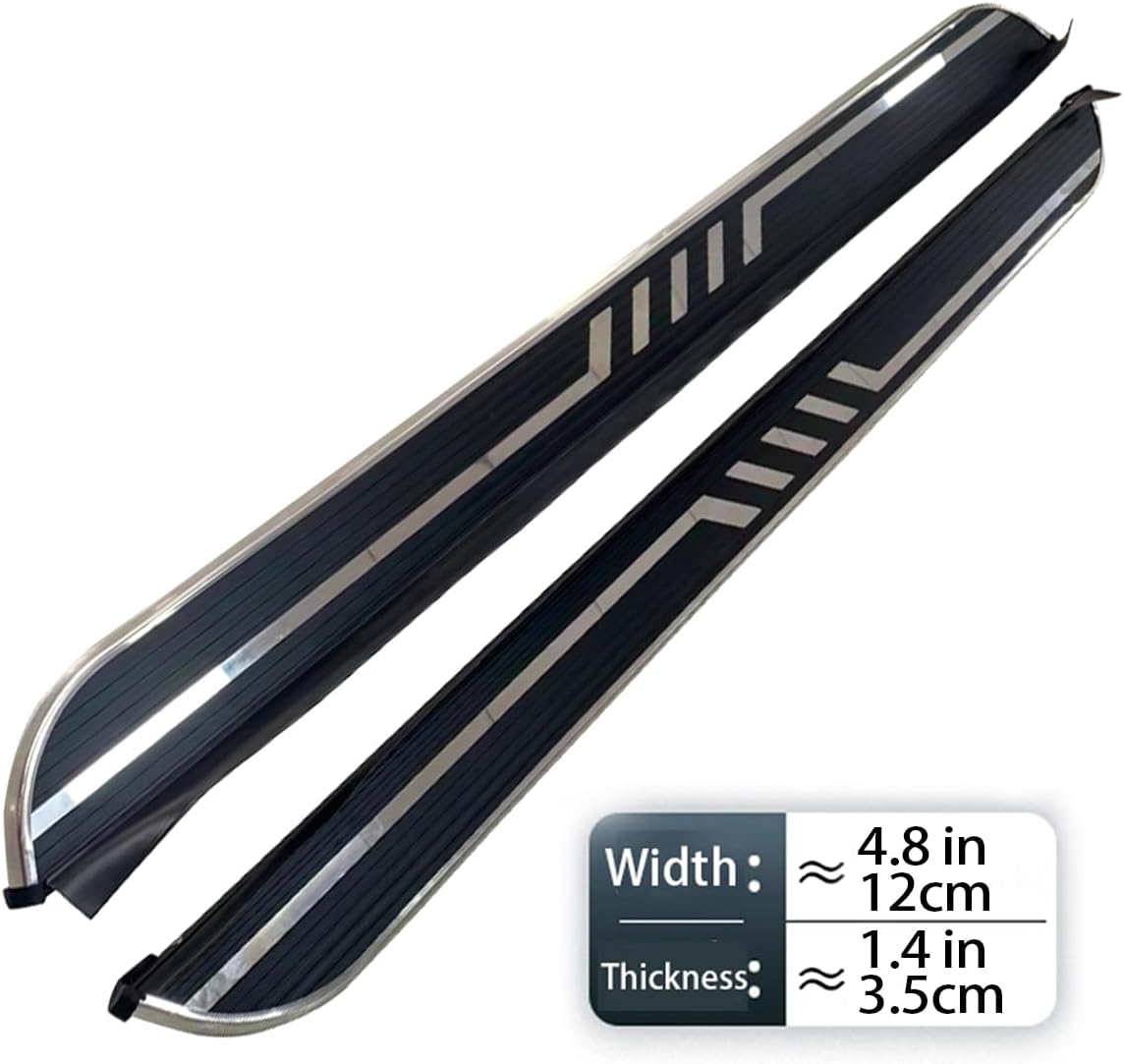 2pcs Aluminium Running Board Pedal Side Step for Toyota RAV4 2013 2014 2015 NerfBar Automotive Exterior Accessories (with Brackets)