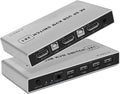 Dual-Port 2 Port Displayport KVM Switch 8K@60Hz USB DP Switch KVM DP Switcher USB KVM 4K@144hz Support Mouse&Keyboad Share(8K 60Hz,UK Power)
