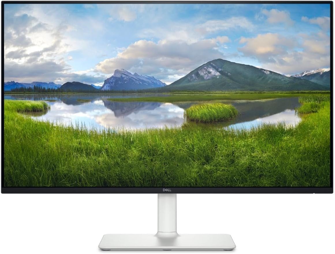 Dell 27 Monitor S2725DS 27-inch Full QHD 2560 x 1440 8Ms 100Hz Display, Integrated 2 x 5W Speakers 2 x HDMI, 1 x DisplayPort 16.7 Million Colors Height/Tilt/Swivel/Pivot Adjustability Silver (Renewed)
