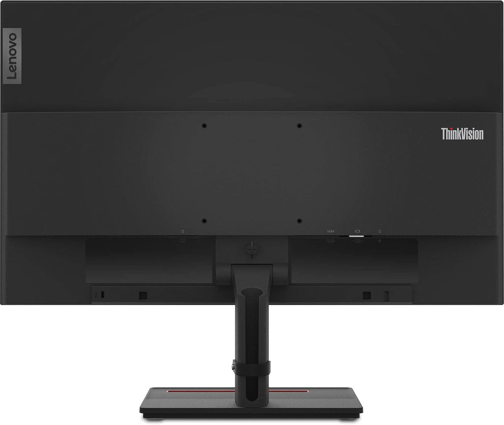 Lenovo ThinkVision S24e-20 23.8' Full HD 1920 x 1080 WLED LCD Monitor 2-Pack, 250 Nit, FreeSync, HDMI-VGA, Raven Black Bundle with Adjustable Desk Mount Monitor Stand