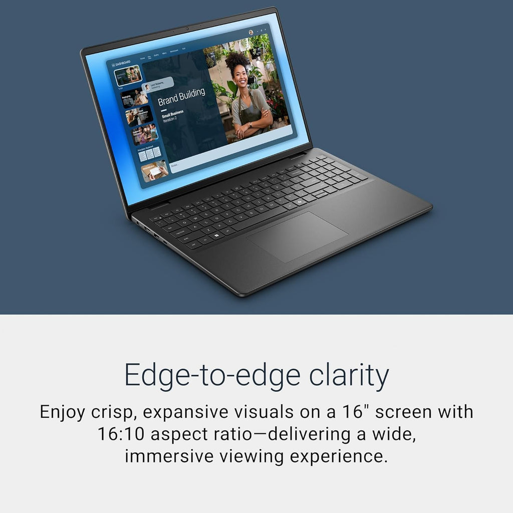 Dell 16 Plus Touchscreen Premium Business Laptop, 16' WUXGA Anti-Glare Display, Intel Core 7 150U (10 cores, up to 5.4 GHz), 16GB DDR5 RAM, 512GB SSD, Backlit Keyboard, WiFi 6, Bluetooth, Win 11 Pro