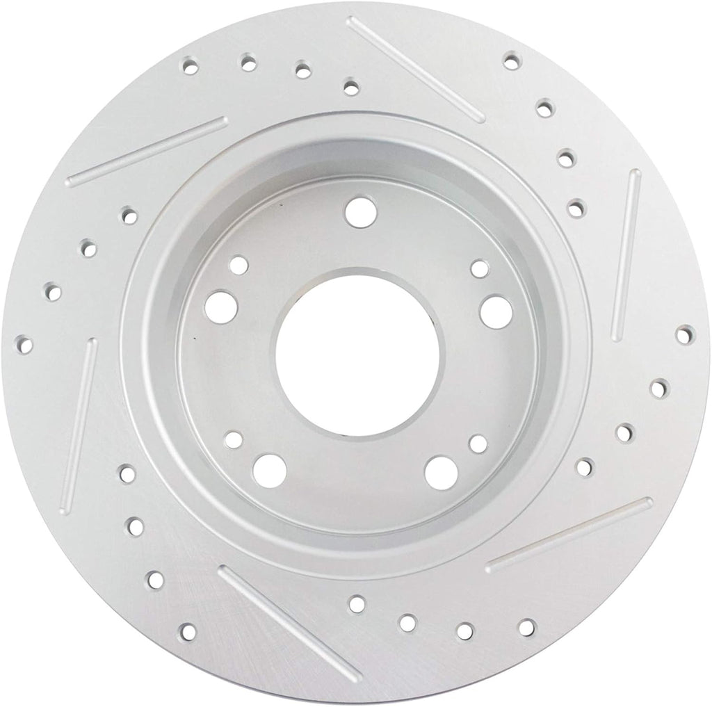 Front and Rear Performance Brake Pad & Rotor Kit, with Chemical Kit Ceramic Premium G-Coated Compatible with 2006-2011 Honda Civic