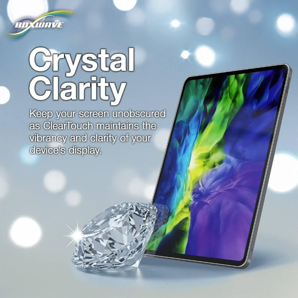 BoxWave Screen Protector Compatible with LG StanbyME Portable Touch Screen Monitor (27 in) - ClearTouch Crystal ToughShield 9H (2-Pack), Clear 9H Tough Flexible Film Screen Protector