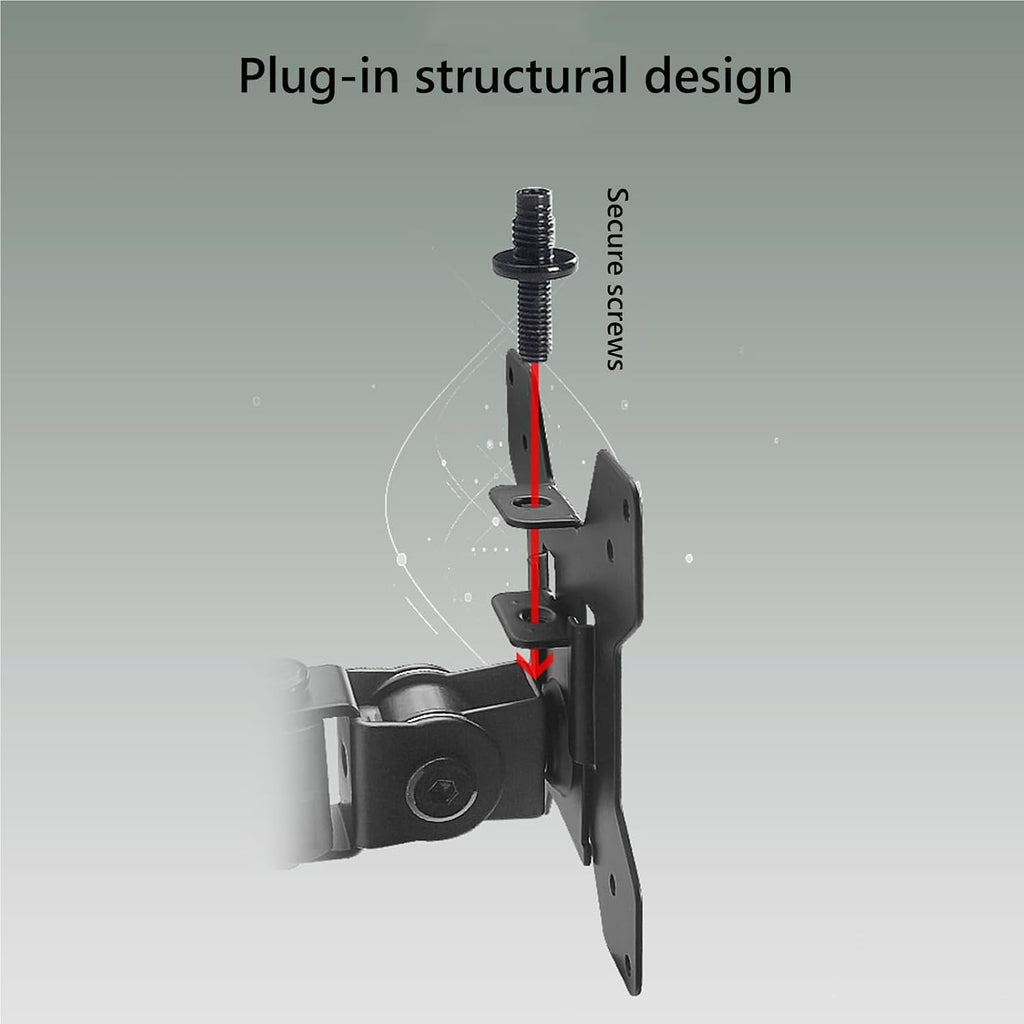 Conference Room Podium Universal TV Floor Stand - Dual Monitor Stand Mount, Vesa Mount Is Suitable For Up To 8 Kg/17.6 Lbs Per Arm, For 12-27 Inch Screens, Fully Adjustable Dual Monitor Arm ( Size : 8