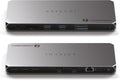 Satechi Thunderbolt 4 Dock 100W Charging, Dual Monitor HDMI 4K/60Hz, 40Gbps Data Transfer, 2 USB-A 3.2, Ethernet, Thunderbolt 4 Dock for MacBook Air/Pro M5, Mac/Windows, DisplayLink Software Required