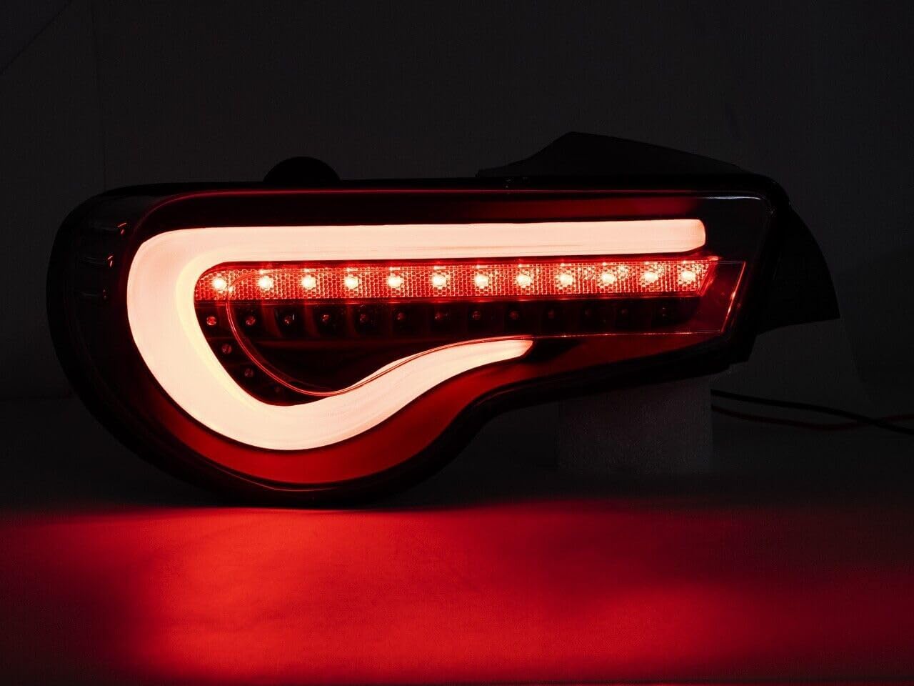 Exterior Accessories lights - LED Tail Lights Sequential Signal Turn Signal Black Housing/White bar Compatible With 2012-2021 Toyota 86 Subaru BRZ Scion FRS ZN6/ZC6 Gen1