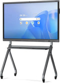 Shiarffe X5 Smart Board 65 Inch 4K Interactive Whiteboard 8GB RAM + 128GB Storage All-in-One Touchscreen Monitor Built-in 48MP Camera Mics and Speaker for Classrom Hybrid Work (Board Only)