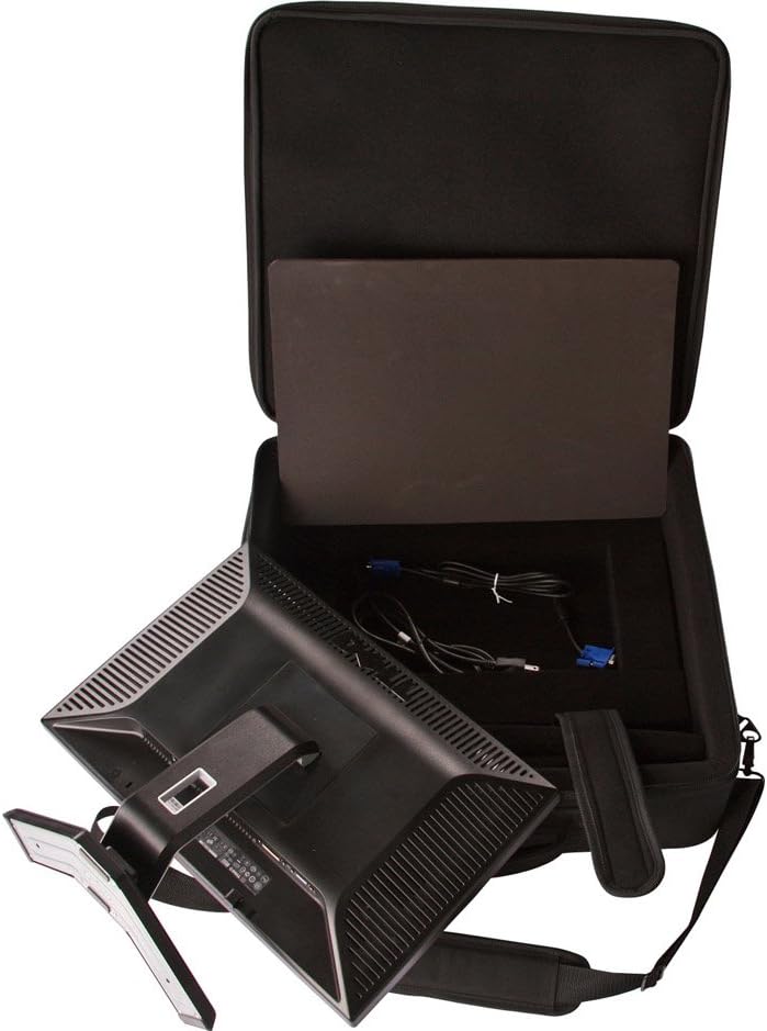 Gator Cases Lightweight Case for Flat Screen Monitors with Cable Storage and Removable Shoulder Strap (G-MONITOR2-GO22)