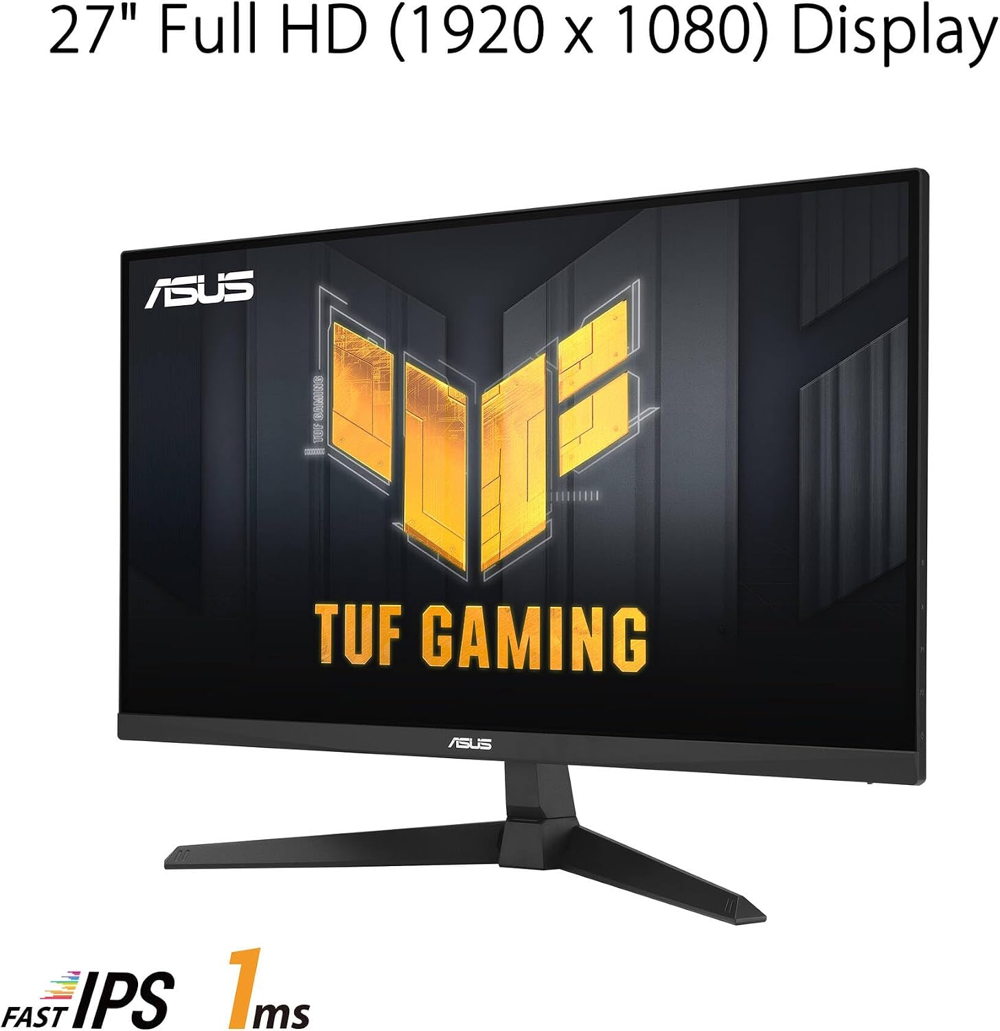 ASUS TUF Gaming 27' FHD IPS Monitor with 1ms Response Time, 180Hz Refresh Rate, Anti Glare, Flicker Free, VESA Mount (100mm), Displayport, HDMI & Dockztorm USB Port Expander, Black (VG279Q3A) 2 Pack