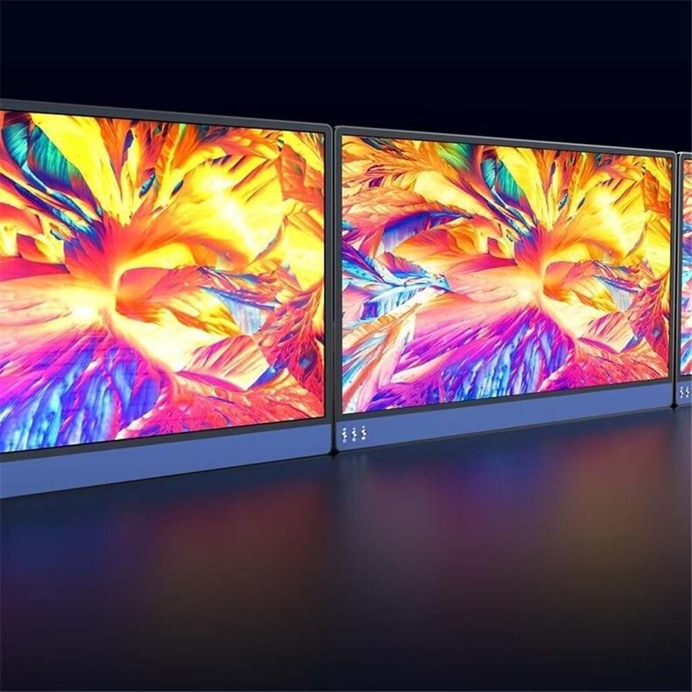 Portable Monitor for Laptop 15-inch External Screen 1920 * 1080 60HZ HDR10 100% SRGB Color Gamut Portable Display Portable Gaming Monitor