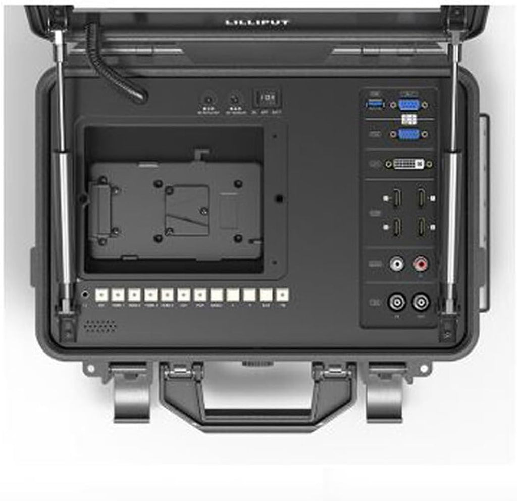 LILLIPUT BM120-4KS 12.5' 4K Monitor with 3D LUTS and HDR 4K Ultra-HD Native Resolution, Cover 137% Rec709 97% NTSC 90% DCI-P3 Color Space Color Space Peaking False Color & Time Code