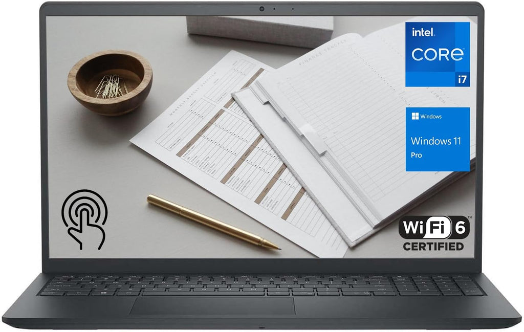 Dell New 13th Generation Business Inspiron 15 3530 Laptop, 15.6' FHD Touchscreen, Intel Core i7-1355U, 32GB RAM, 1TB SSD, Webcam, HDMI, Wi-Fi 6, Windows 11 Pro, Black (Renewed)