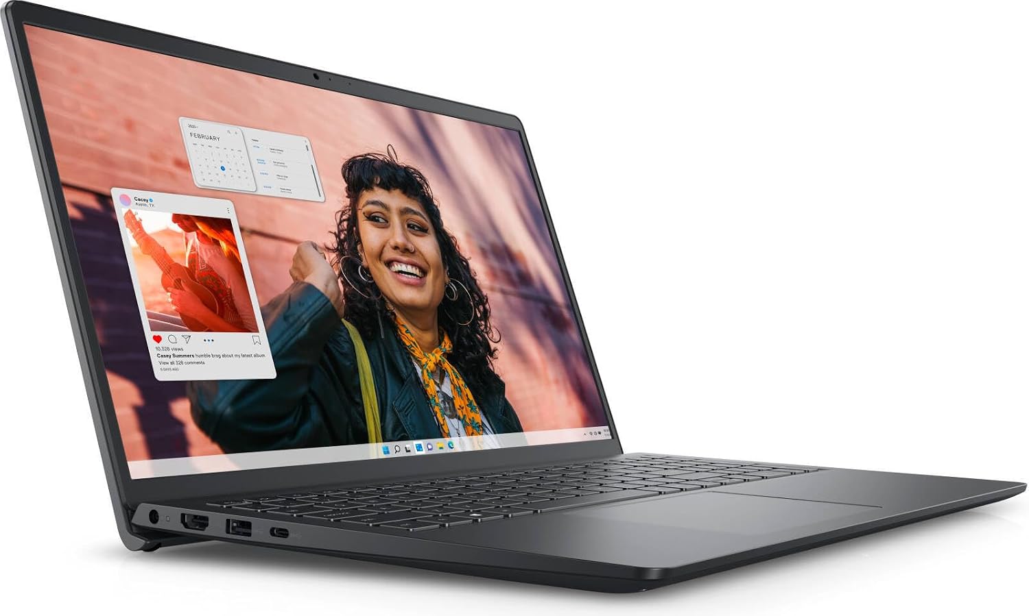 Dell Inspiron 15.6' FHD Touchscreen Laptop, Intel i7-1355U, 16GB RAM, 2TB Storage (1TB SSD+1TB Docking Station Set), Intel UHD Graphics, Numeric Keypad, Wi-Fi 6, 720p Webcam, Windows 11, Black