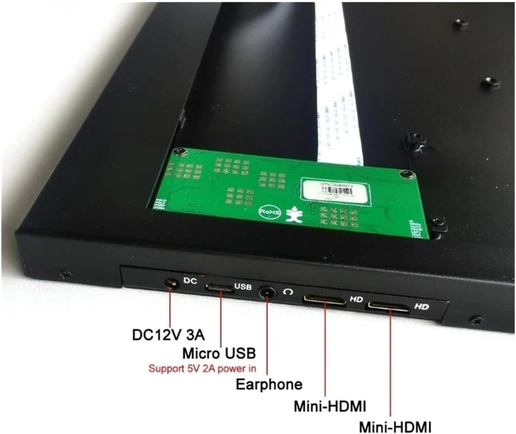 Fit NT156WHM N156BGN Monitor Portable EDP 40 Pin Modification Kit 15.6' USB Micro Metal Case+Controller Board 1366 * 768 HDMI-Mini,Laptop Accessories(N156BGN-E31 and Case)