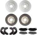 Arrhythmic Front Rear 12X Ceramic Brake Pads Rotors Shoes & Drum Set Automotive Replacement Brake Kit for Honda Civic 1.8L 2006 2007 2008 2009 2010 2011