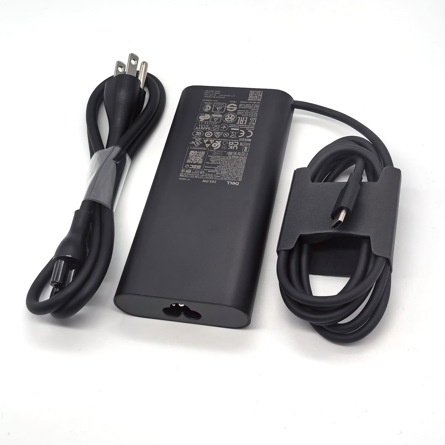 Dell 165W Laptop Charger USB C Type C GAN AC Power Adapter 5.89A 28V, Black, DA165PM210