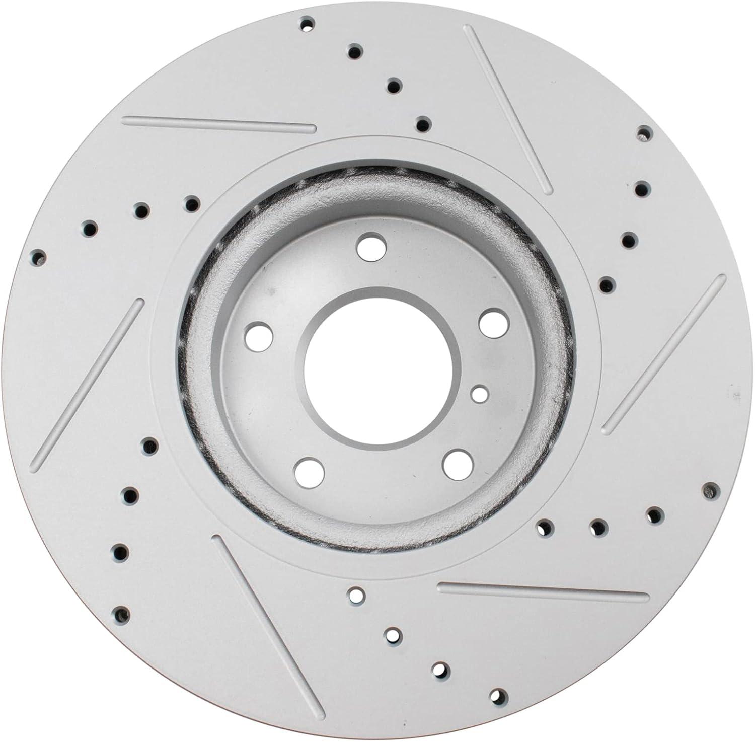 TRQ Performance Front and Rear Brake Rotor Set G Coated Drilled and Slotted Compatible with 2006 Nissan Altima 2005-2008 Nissan Maxima