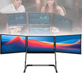 15.6' Triple Screen Laptop Monitor,w/Foldable Kickstand,1080p Fhd Laptop Screen Extender,Compatible with Windows and Macos