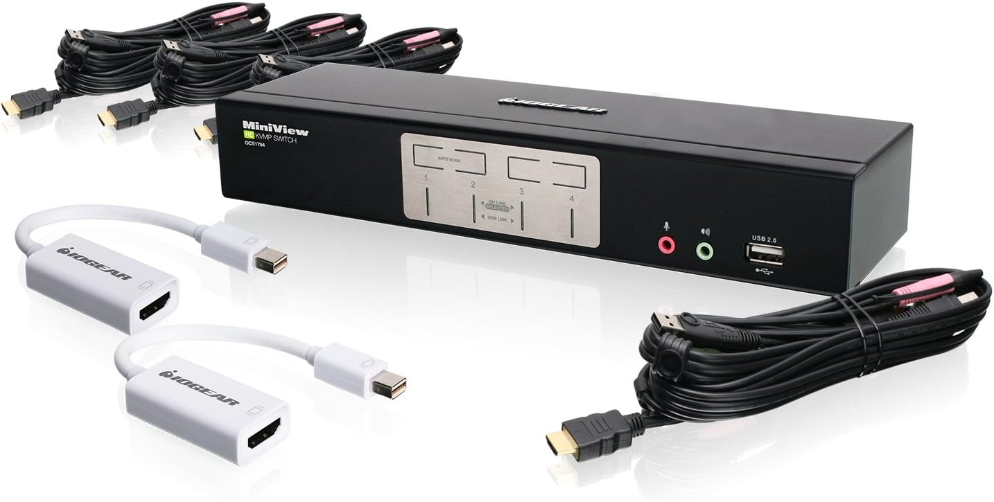 4PORT HDMI KVMP SWITCH WITH