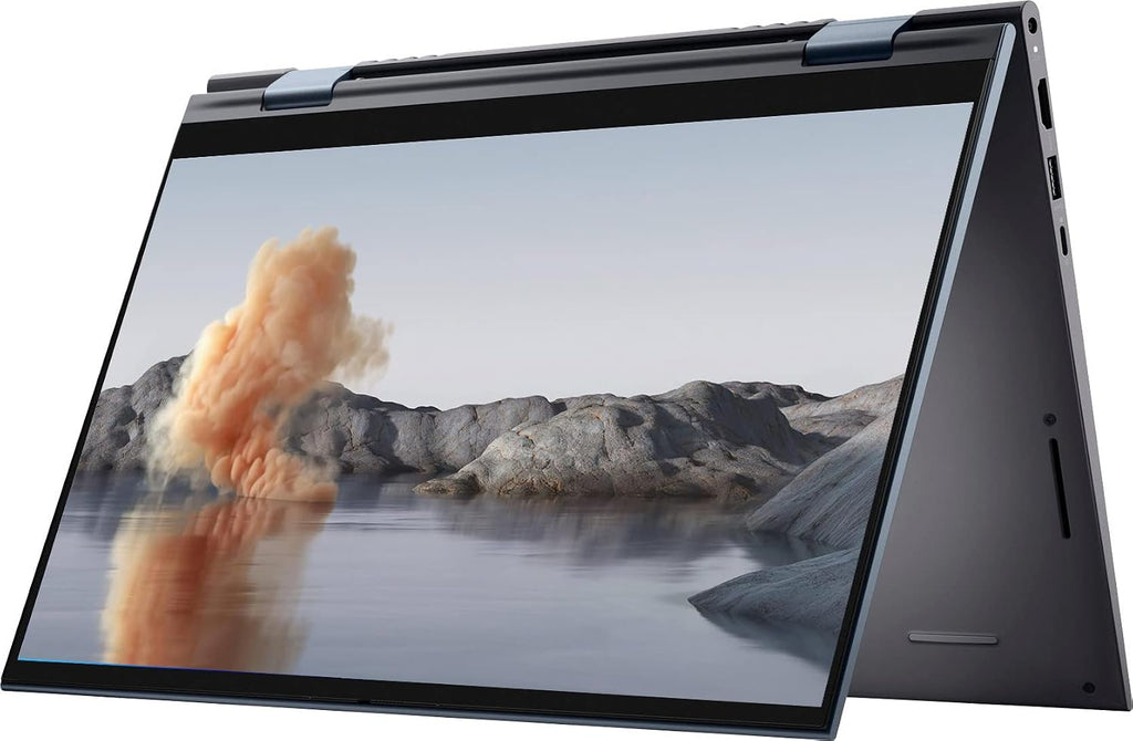 DELL 2022 Inspiron 7415 2-in-1 Touchscreen Laptop, 14' Full HD, AMD Ryzen 5 5500U (6-core), 8GB RAM, 512GB PCIe SSD, HDMI, WiFi-6, Webcam, FP Reader, Backlit KB, Windows 11 Home, Blue