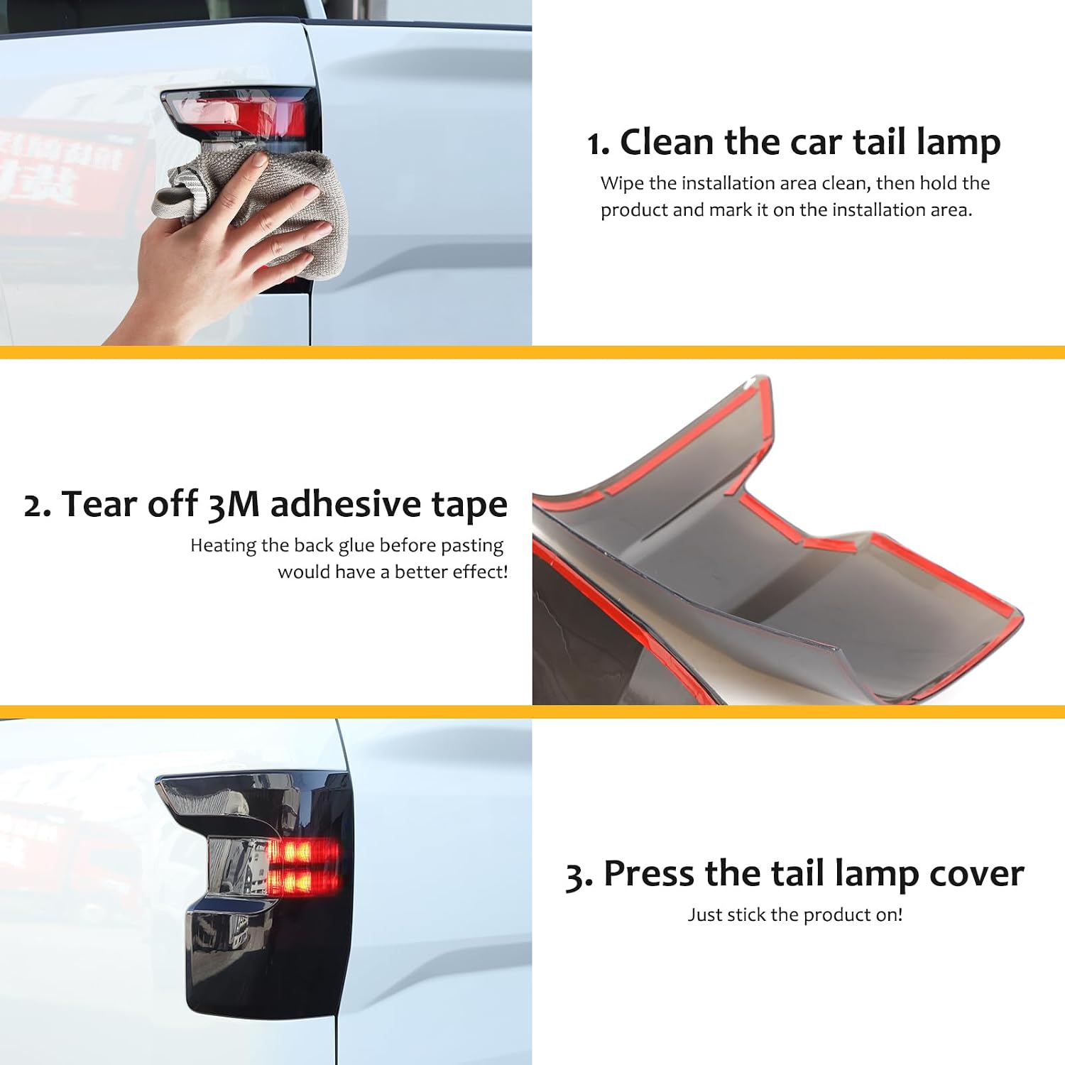 Daeiclru Car Tail Light Lamp Cover Compatible with Nissan Frontier 2022-2025, Smoked Taillight Shell Trim Cover Rear Taillight Protection Cover Exterior Accessories