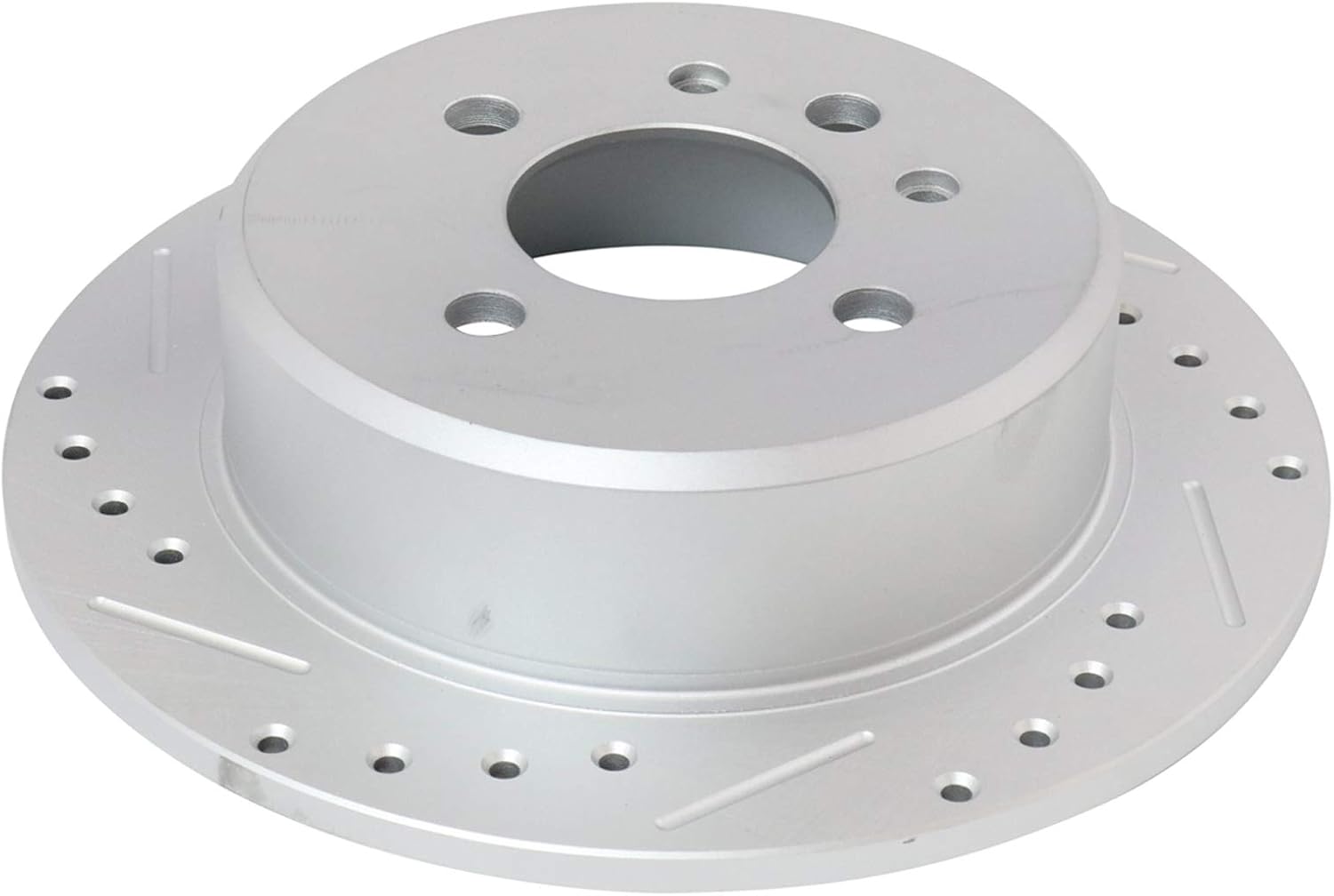 TRQ Performance Front and Rear Brake Rotor Set G Coated Drilled Slotted Compatible with 1984-1987 BMW 325e 1986-1988 325 1986-1987 325es 1987-1993 325i 1987-1991 325is 1991-1992 318i 1991 318is