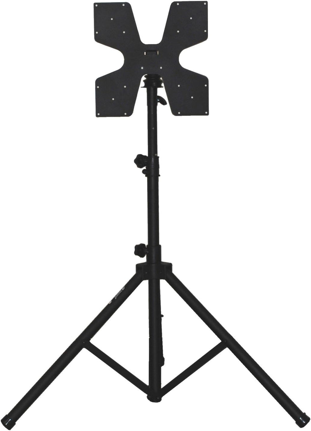 The Audio2000'S AST424Y Patented Heavy-Duty Flat-Panel/TV Monitor Stand with Tripod Legs and Foldable Universal Mount & Hardware Compatible with VESA 100x100, 200x100, 200x200, 400x400 Hole Patterns