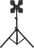 The Audio2000'S AST424Y Patented Heavy-Duty Flat-Panel/TV Monitor Stand with Tripod Legs and Foldable Universal Mount & Hardware Compatible with VESA 100x100, 200x100, 200x200, 400x400 Hole Patterns