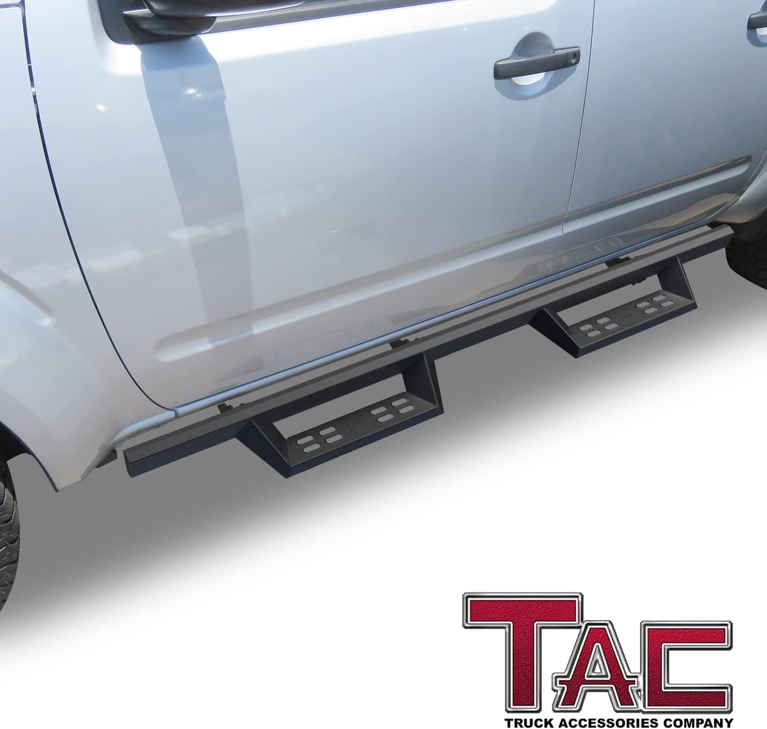 TAC Sniper Running Boards Fit 2005-2026 Nissan Frontier Crew Cab 4' Drop Side Steps Nerf Bars Automotive Exterior Accessories Fine Texture Black 2pcs