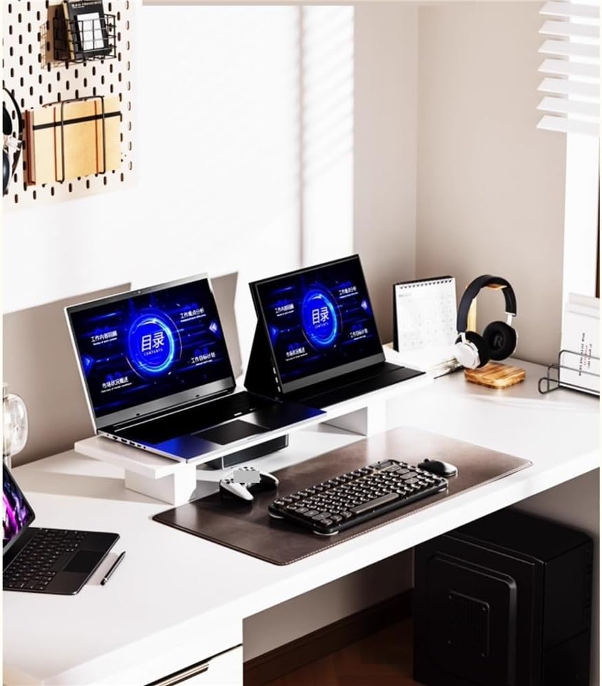 Portable Monitor for Laptop 2.5K IPS Portable Monitor 16 Inch UHD for Laptop 100% sRGB with Speaker USB-C HDMI Screen Portable Gaming Monitor