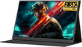 Portable Monitor for Laptop 16.1-inch 2560 X 1440 Resolution 400nit 144hz Refresh Rate Office Entertainment External Screen IPS Extended Portable Gaming Monitor