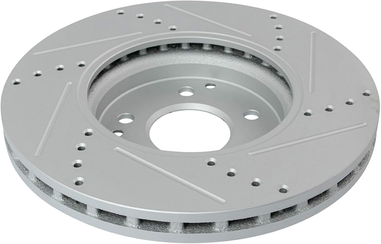 TRQ Performance Front & Rear Brake Rotors Set 4 Piece G-Coated Slotted X Drilled for 03-05 C240 06-07 C280 01-05 C320 C350 98-05 CLK320 06-09 CLK350 99-03 CLK430 98 E300 96-02 E320 98-02 E430
